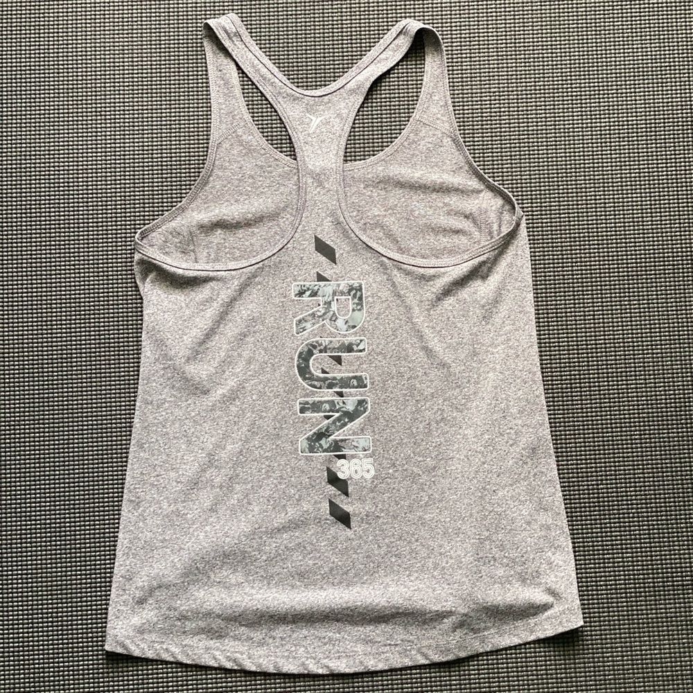 Old Navy Active Heathered Charcoal Run 365 tank